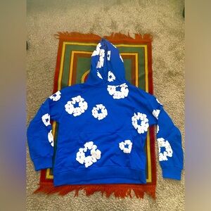 Blue Denim Tears Hoodie Medium